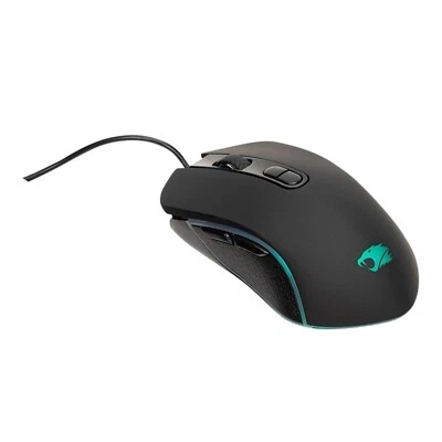 IBUYPOWER ARES M2 RGB USB WIRED MOUSE BLACK 3200DPI BY GENESIS POWER PC NEW - Image 1 of 4