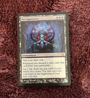 MTG Magic The Gathering Foil Necropotence *Pack Fresh - Image 1 of 2