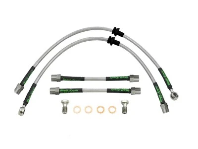 AUDI TT MK1 COUPE CONVERTIBLE S/STEEL BRAIDED BRAKE LINES HOSES PIPES KIT VZ — 第 1/4 张图片