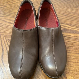 Merrill Damen Angelic Clog 7,5 Erwachsene Braun Slipper Leder - Bild 1 von 7