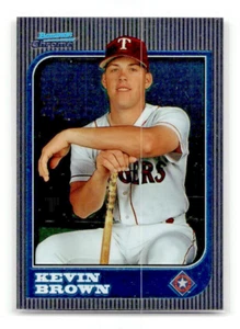 1997 Bowman Chrome #138 Kevin Brown Texas Rangers BASEBALL - Picture 1 of 2
