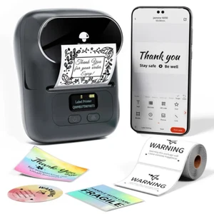 Phomemo M110 Bluetooth Etichettatrice Adesivi Codice a Barre Stampante Etichette - Photo 1/19