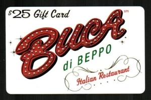 Letrero de carpa BUCA DI BEPPO (2008) tarjeta de regalo (0 $) - Imagen 1 de 1