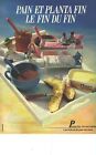 PUBLICITE ADVERTISING 1985   PLANTA FIN  beurre  tartiner cuisine