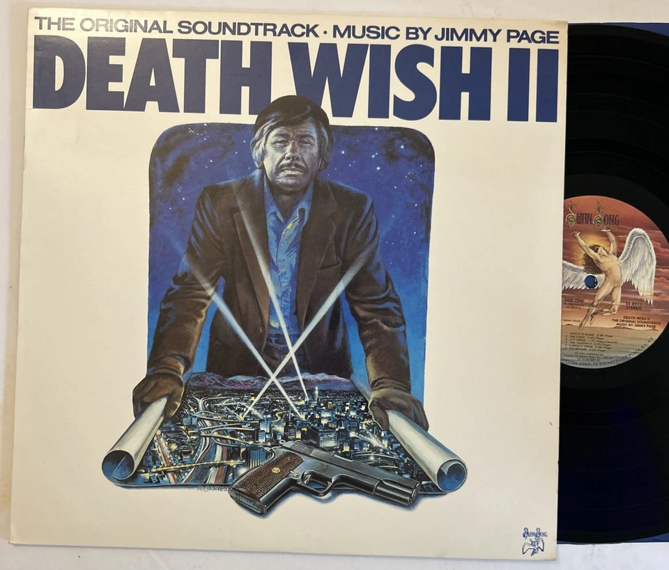 Led Zeppelin JIMMY PAGE DEATH WISH II SOUNDTRACK VINYL LP SWAN SONG SS8511 - Image 1 of 4