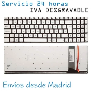 Repuesto Teclado español para ASUS N56JR-S N56V N56V8 con Iluminación LUZ ret... - Imagen 1 de 5