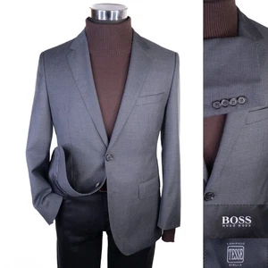 BOSS Hugo Boss Blazer Sport Suit Coat Jacket Men’s 36S TESSE Wool Two Button - Picture 1 of 16