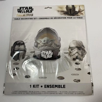 Kit de decoración de mesa mandaloriana Star Wars centro de mesa NUEVO Foto 1 de 3