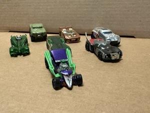 Marvel Avengers Guardians Galaxy DC Joker Hot Wheels Die Cast Car Lot Of 7 - Picture 1 of 11