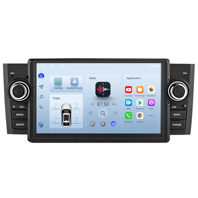 2+64G Android Radio DAB+ Navi Carplay Bluetooth Für Fiat Grande Punto 2007-2012 - Bild 1 von 4