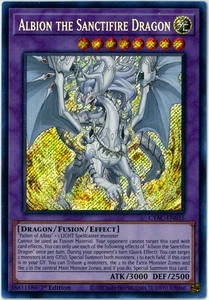 YuGiOh Albion the Sanctifire Dragon Secret 1st Cyberstorm Access CYAC-EN035 ENG - Picture 1 of 1