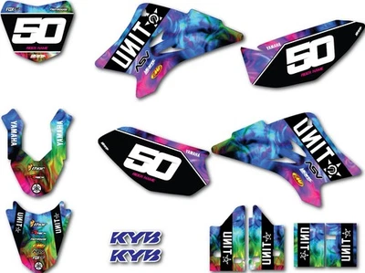 Custom Graphics to Fit Yamaha TTR 50 Tye style sticker kit decals - image 1 of 3