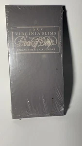 Calendario fidanzamento vintage Virginia Slims Book of Days 1985 - Foto 1 di 3