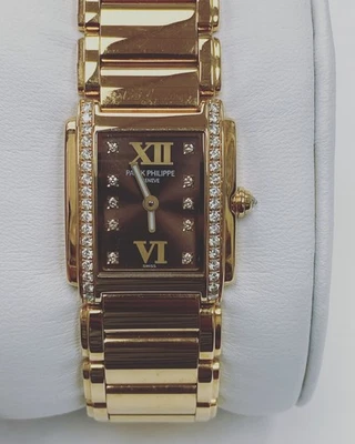 Patek Philippe Ladies Twenty Four Rose Gold Diamonds 4908/11R-010 - Image 1 of 4