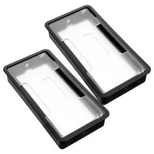 2 Pcs Kabelkastenabdeckung Tischdrahtlochabdeckung Desktop-Lochstopfen - Bild 1 von 12