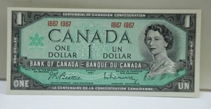 1967 Canada $1 Dollar Banknote | Centennial of Confederation AU - Picture 1 of 2