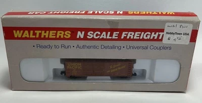 Walthers N Scale Union Pacific 40’ MODEL RAILROAD FREIGHT CAR NEW IN BOX - Image 1 of 3