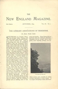 1893 Literary Associations Berkshire Stockbridge Hawthorne Melville Bryant Views - Picture 1 of 3