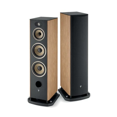FOCAL ARIA EVO X N. 4 PRIME WALNUT COPPIA DIFFUSORI DA PAVIMENTO NUOVI - Immagine 1 di 2