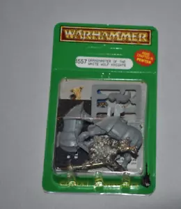 8557 Grandmaster of the White Wolf Knights new Citadel Miniature Metal Warhammer - Picture 1 of 5