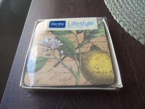 denby lifestyle coasters-set of 4 - Picture 1 of 5