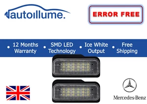 Mercedes Benz C CLS E-Klasse W201 W203 C219 LED Nummernschild Lichteinheiten - Bild 1 von 7