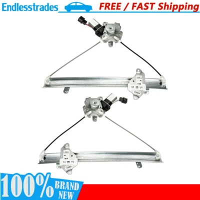 Juego de 1 par de reguladores de elevación de ventana eléctrica delantera para Mitsubishi Outlander 03-2006 Foto 1 de 4