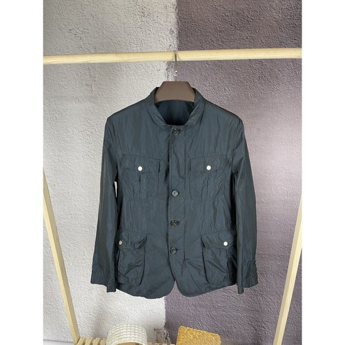 COACH Giacca da allenatore Paoloni blu shimmer nylon