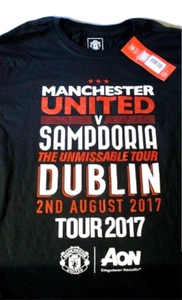 CAMISETA OFICIAL MAN U v SAMPDORIA UNMISIBLE TOUR GRANDE 2 DE AGOSTO DE 2017 NUEVA - Imagen 1 de 12