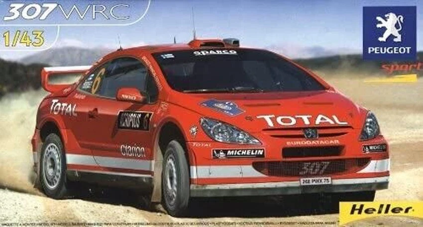 HELLER 80115 1/43 KIT PEUGEOT 307 WRC - Immagine 1 di 1