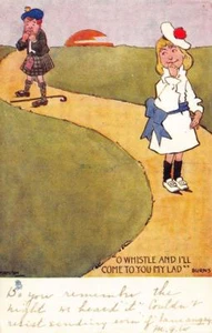 Raphael Tuck "Highland Laddie" Burns Signed Hamish Postcard - Picture 1 of 1