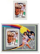 Guinea 1988 Block 316 (+ 1218) Steffi Graf/Tennis/olympics postfrisch