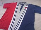 Boris Becker Lotto Polo Shirt Museum Court Tennis Pro Red Blue Wimbledon Top XL