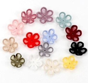 Bestickte Spitze Blumen Applikationen Handarbeit Kleidung Zubehör Handwerk Dekor 10 Stck. - Bild 1 von 32
