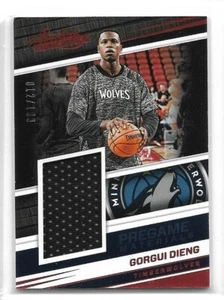 Gorgui Dieng  2017-18 Absolute jersey #d 12/199   MINNESOTA TIMBERWOLVES - Picture 1 of 1
