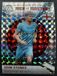 2021-22 Panini Mosaic Premier League John Stones #29 Men Of Mastery Prizm ⚽️ - Foto 1 di 2