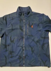 Chaqueta Polo Ralph Lauren para Hombre XL Extra Grande Rendimiento Suave Camuflaje Azul - Imagen 1 de 12
