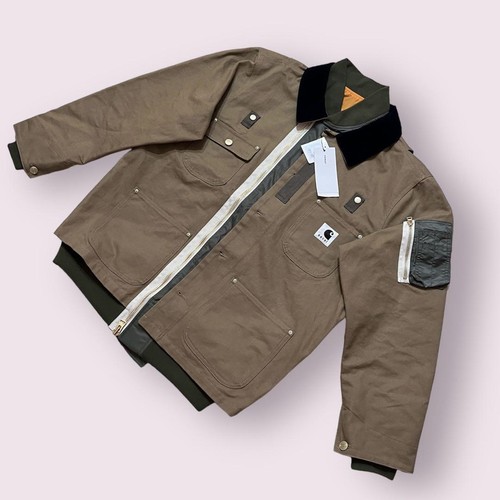 Giacca Sacai Sakai Taglia:1 23AW Carhartt WIP MA 1 Docking Michigan NUOVO