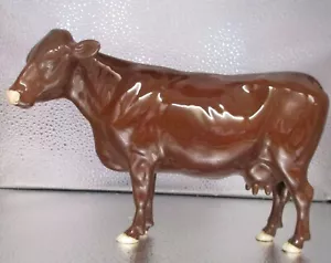 Original Beswick Red Poll Cow - Model 4111 - Made in England - Picture 1 of 7