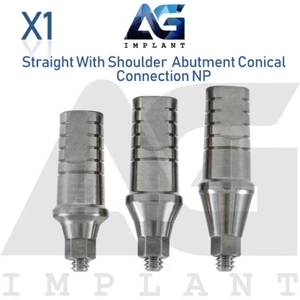Straight Shoulder Abut ment Conical Connection NP Titanium Dental  - Picture 1 of 3