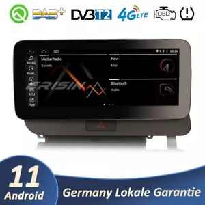 10.25" Android 12 GPS Autoradio For Audi Q5 WiFi 4G DAB+ IPS TPMS DVR CarPlay BT - Foto 1 di 21