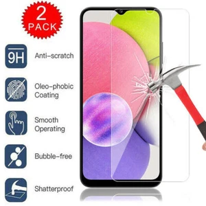 For Samsung Galaxy A12 A02S A03S A33 A53 A13 5G Tempered Glass Screen Protector - Picture 1 of 34
