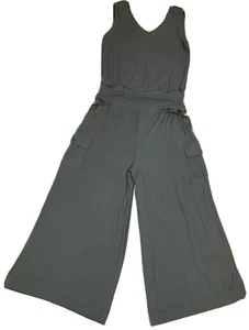 Mamelucos Mono QVC Para Mujer Talla S Piernas Anchas Sin Mangas Cuello en V Rayón/Viscosa - Imagen 1 de 12
