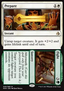 MTG PREPARE / FIGHT FOIL - PREPARATA / COMBATTERE - PROMO - MAGIC - Bild 1 von 1