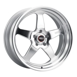 Weld Racing 17x11 Ventura Wheel Gloss Silver Machined 5x5 / 5x127 -44mm - Picture 1 of 3