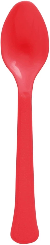 Amscan Apple Red Premium Heavy Duty Plastic Spoons, 48 Ct - Image 1 of 1