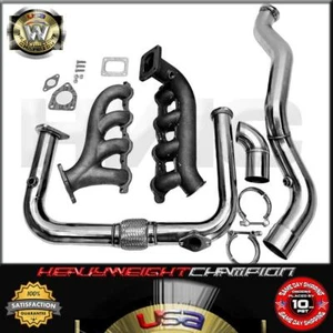 Kit de escape crossover T4 Turbo Hotparts Vortec 4.8 5.3 6.0 Silverado Sierra LSX - Imagen 1 de 1