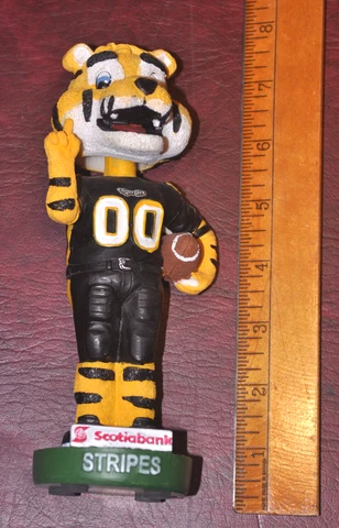CFL Football Hamilton Tiger Cats mascot Stripes 00 Ticats bobblehead figure Cover