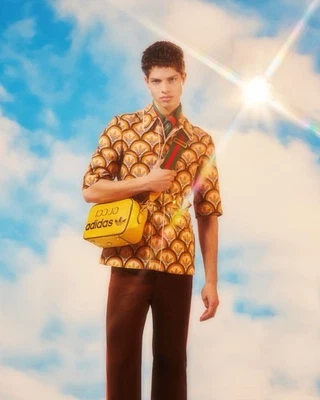 Chaqueta Gucci X Adidas Interlocking GG Trefoil Jacquard nueva con etiquetas precio de venta sugerido por el fabricante $3,980 talla 48 Foto 1 de 4