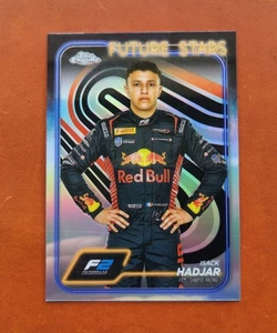 2024 Formula 1 Topps Chrome Isack Hadjar #41 Portrait Refractor F1 PRC RC - Picture 1 of 2